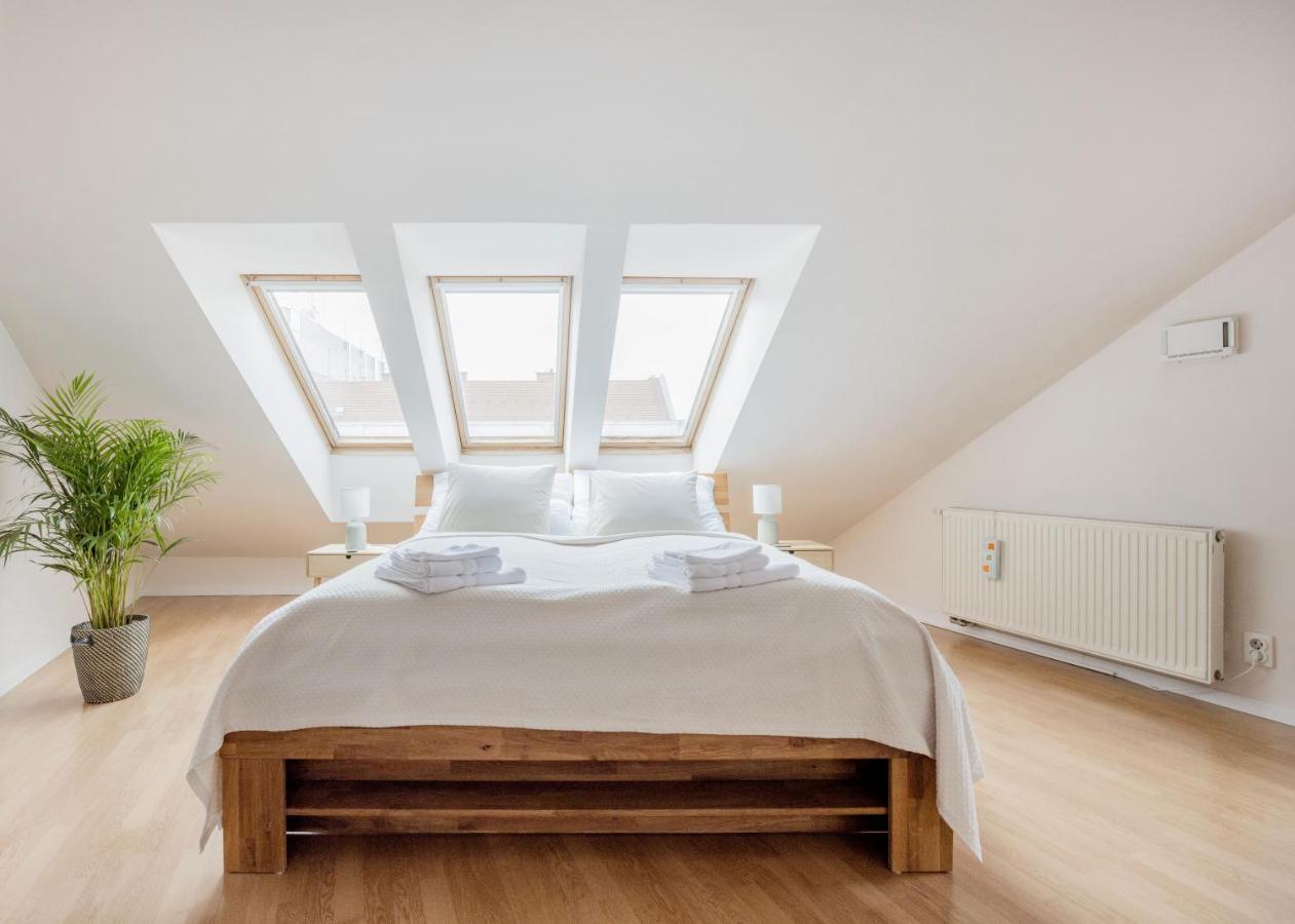 Bright And Spacious Penthouse W/ Terrace & Parking Budapesta Exterior foto